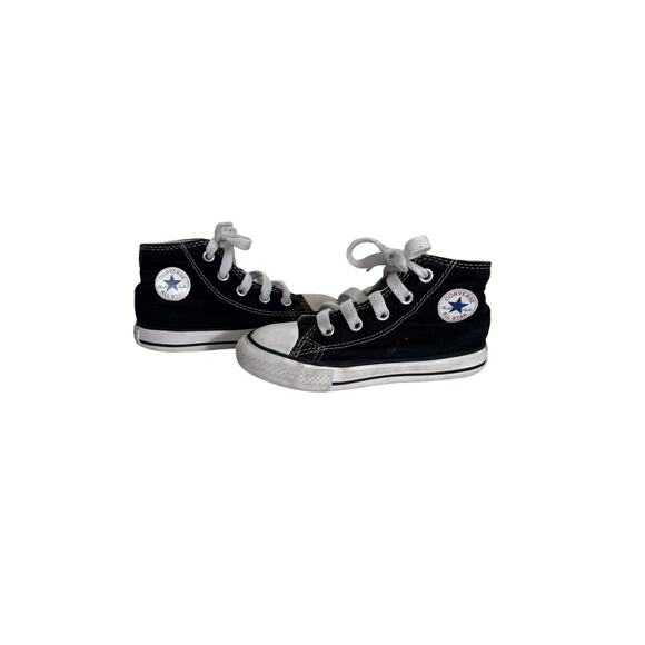 Converse Toddlers Chuck Taylor All Stars Hi Sneakers Black Size 7 Unisex - Picture 7 of 7